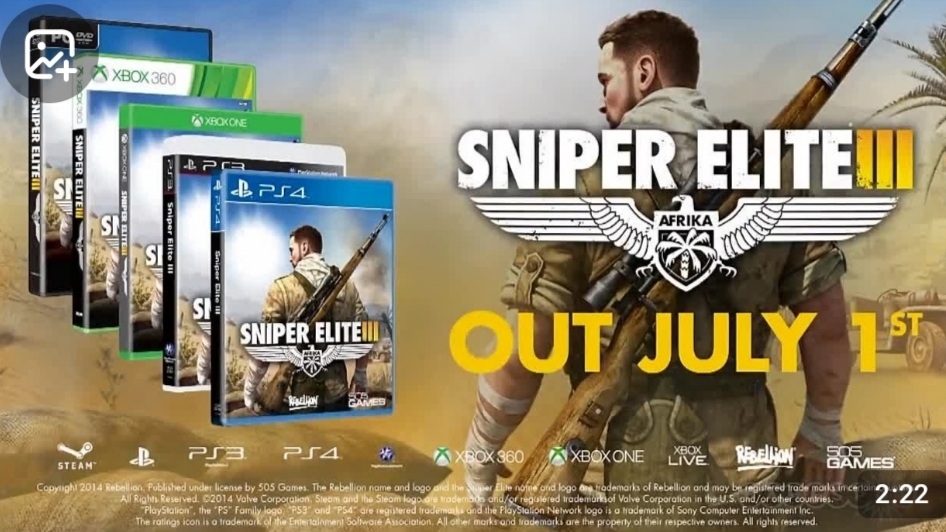 Sniper Elite 3 Trailer