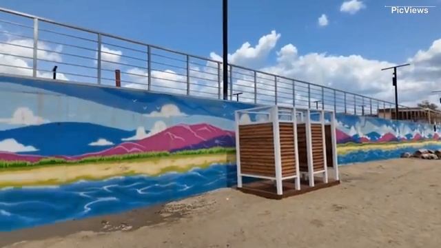 Крым Судак пляж Ракета и Меганом сегодня 20 июня 2025. Обстановка на море, какая погода сейчас, пляж