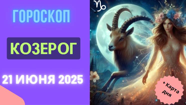 🐐 ГОРСКОП НА СЕГОДНЯ 21 ИЮНЯ 2025 ДЛЯ КОЗЕРОГОВ — ТЕРПЕНИЕ И ПОСЛЕДОВАТЕЛЬНОСТЬ!