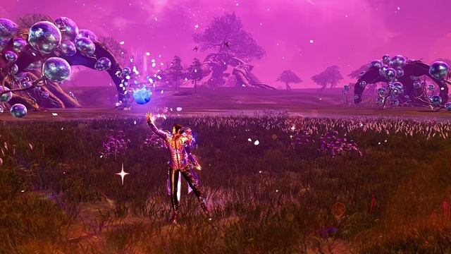 [BnS] Эмоция «Лазурные цветы», мужская версия