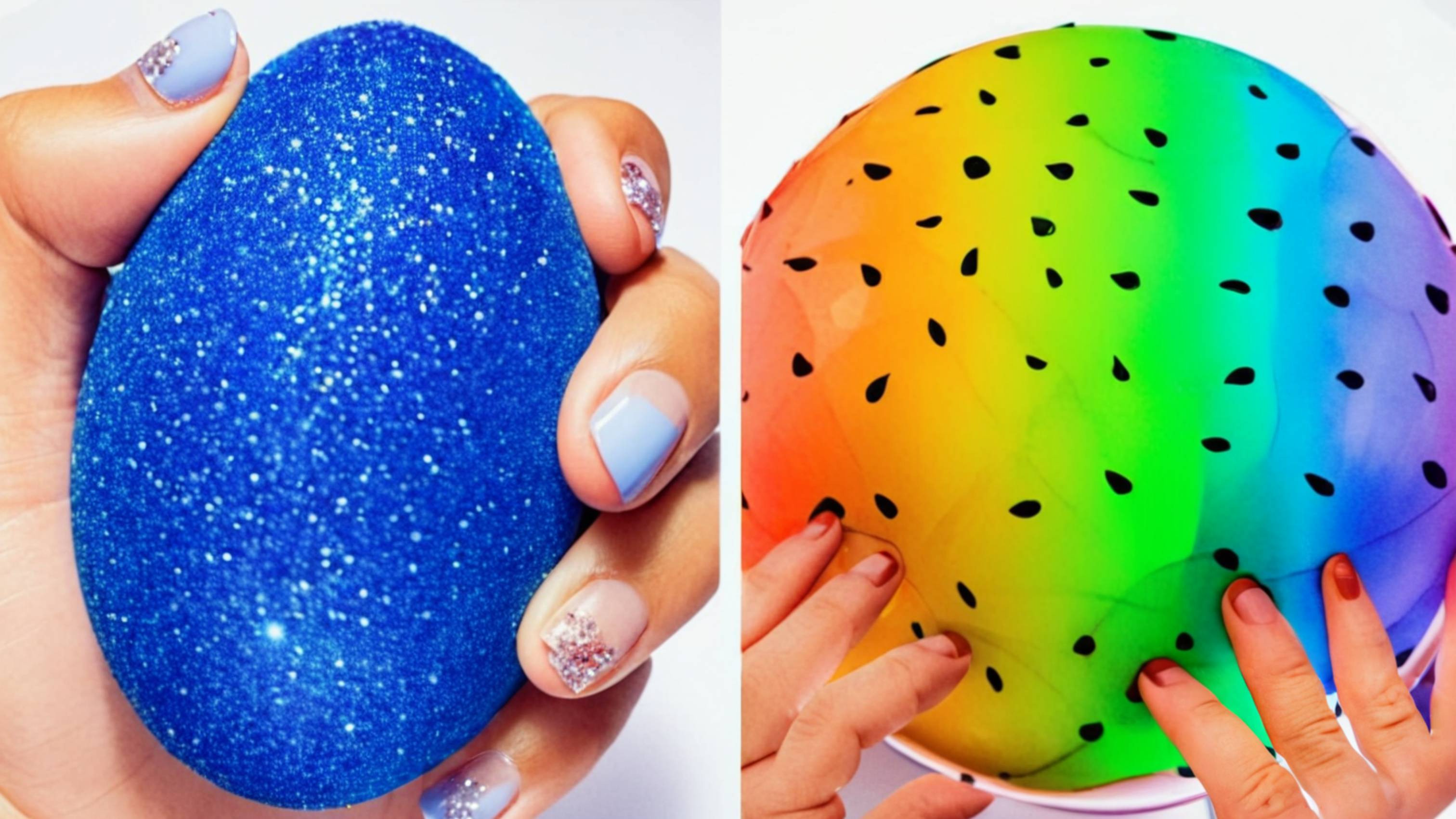 Слаймы, Игры со слаймами 🎨 Волшебная текстура!