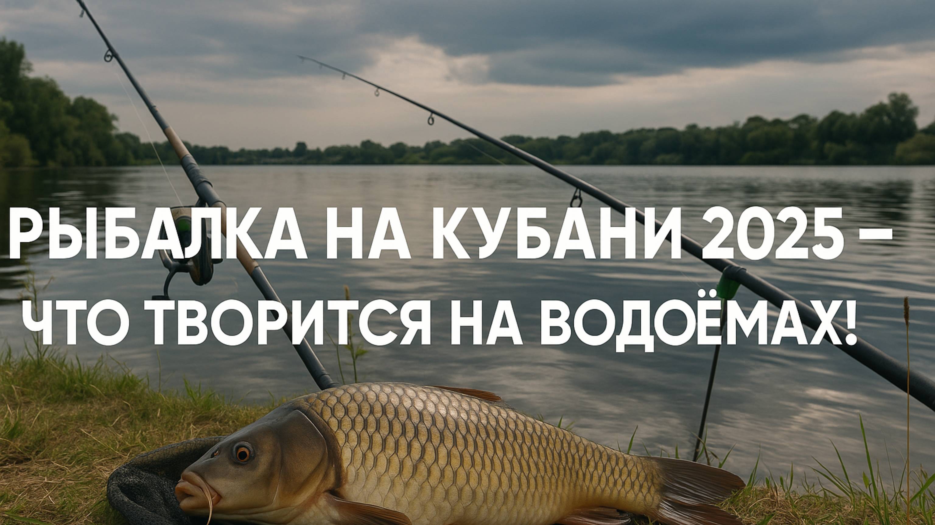 Рыбалка на Кубани 2025 — что творится на водоёмах!