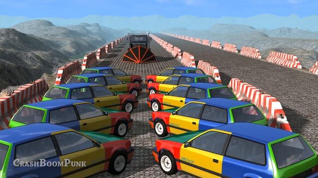 Краш тест: BeamNG Drive Insane Crashes #11