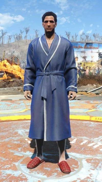 Купальный халат. Fallout 4.