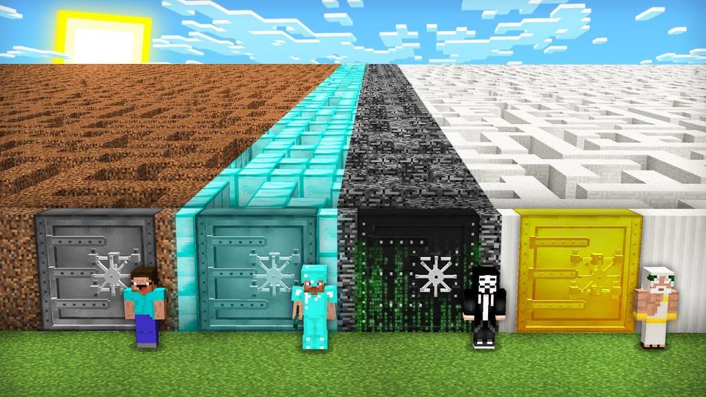 ЛАБИРИНТ МАЙНКРАФТ: НУБ ПРОТИВ ПРО ПРОТИВ ЧИТЕР ПРОТИВ БОГ БАТЛ | Компот Minecraft