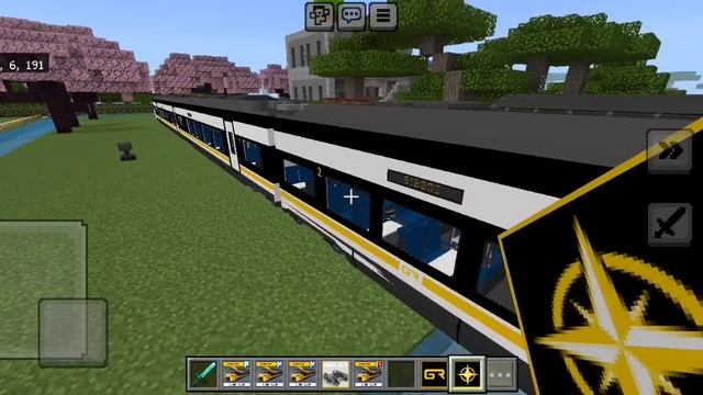 Обзор мода на поезд в Майнкрафт!