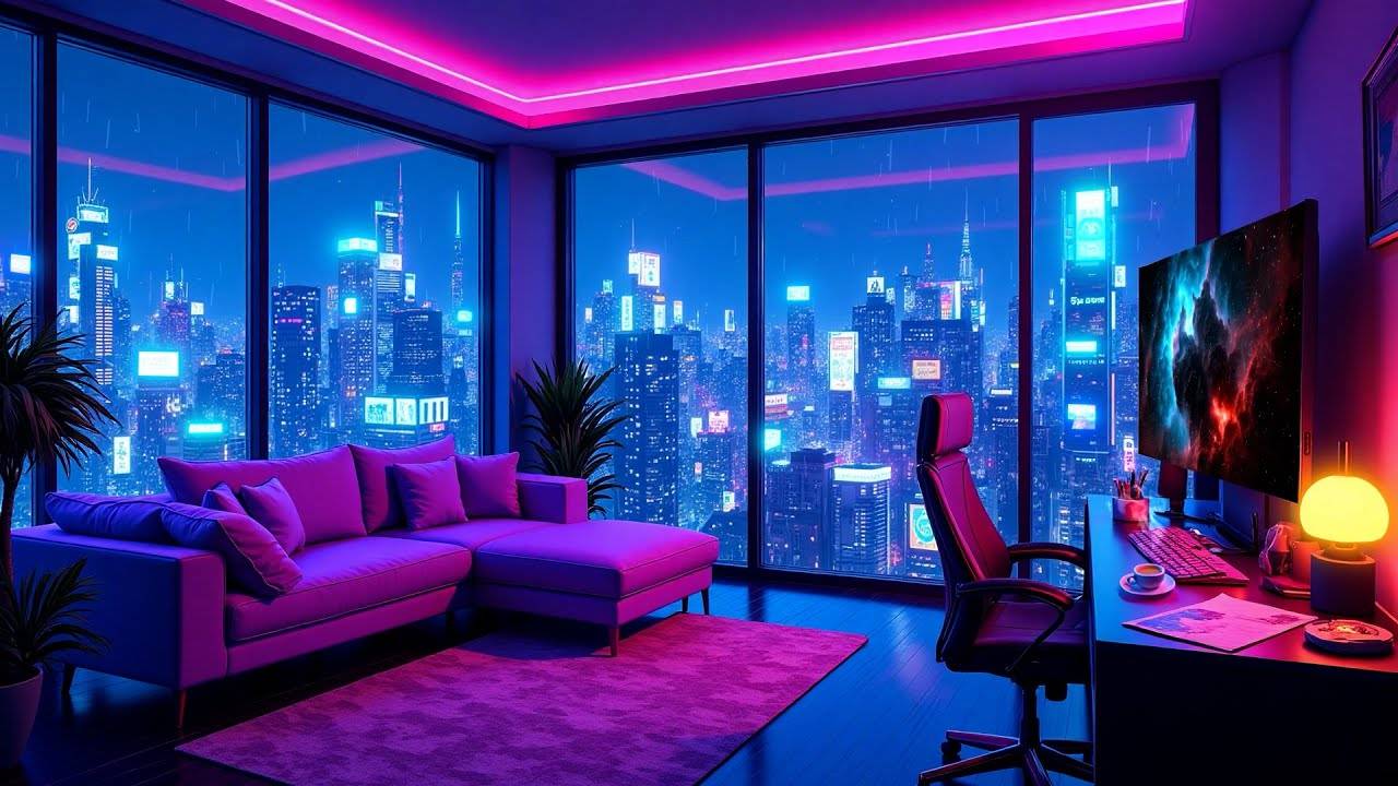 Relaxing Lofi Melodies for Deep Focus ☔ 90's Chill Lofi Vibes  Study & Work 🌆 Lofi Rain Playlist