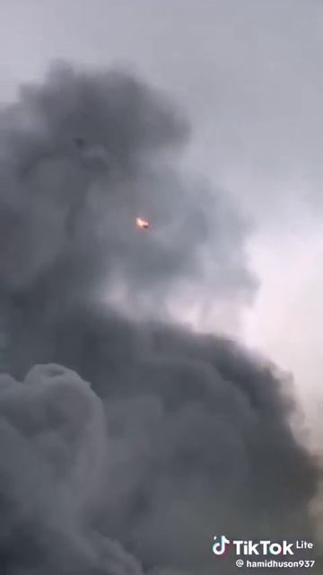 Тель-Авив. Так выглядит поражение Иранским дроном комплекса ПВО Железный купол.