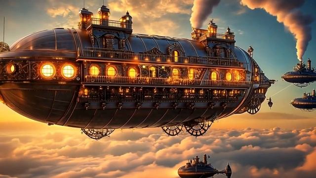 Futures of The Past - Mechanical Hearts - 19th Century Steampunk Sci-Fi - AI Microfilm