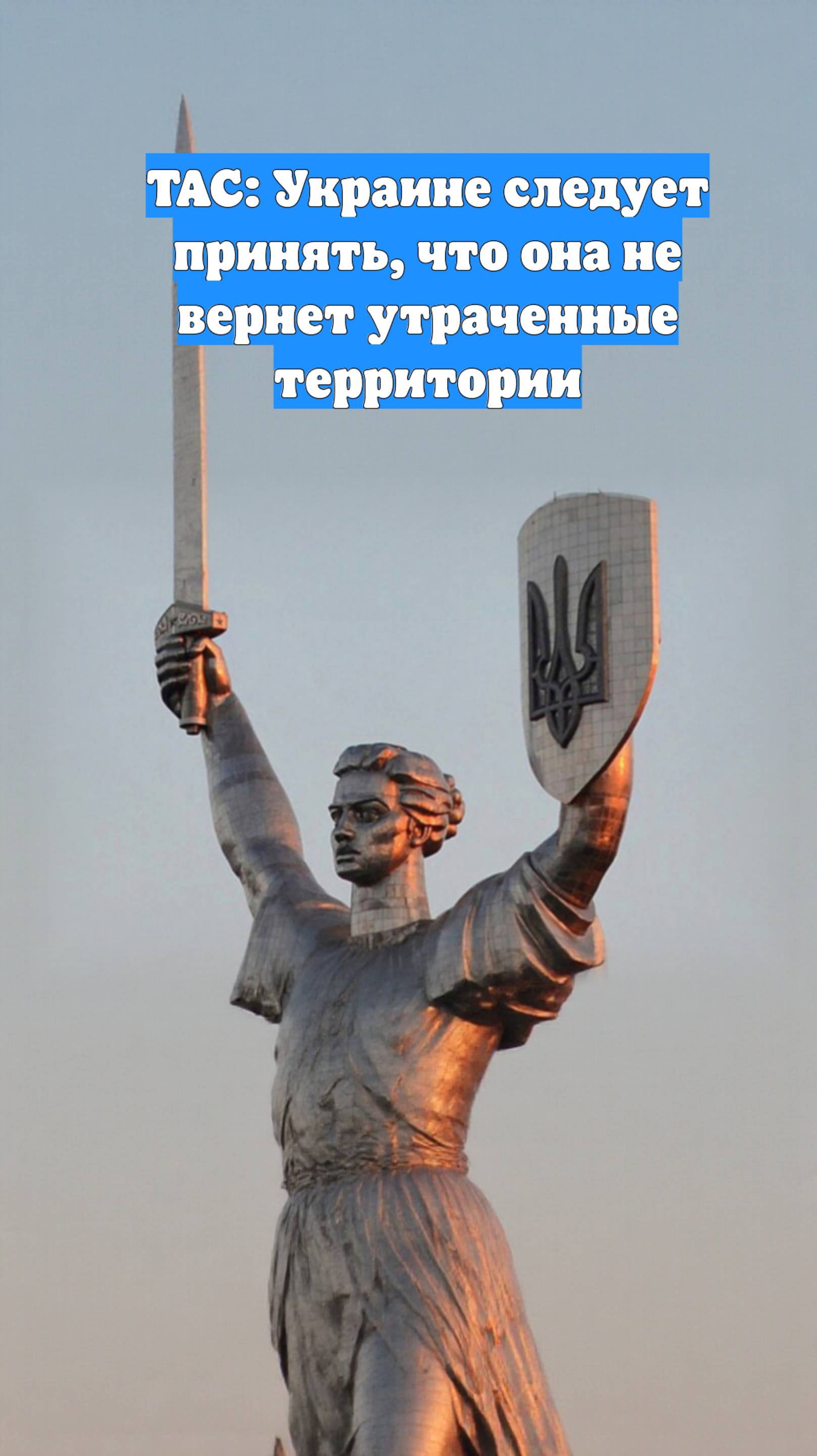 TAC: Украине следует принять, что она не вернет утраченные территории