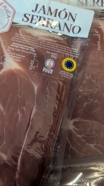 Нарезка хамона Серрано Резерва от марки Alma Iberica | ДОМ ХАМОНА