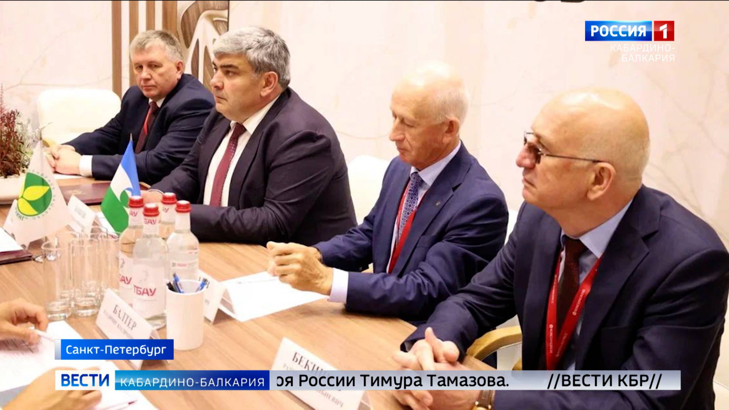 Глава КБР Казбек Коков встретился с президентом «Сбербанка России» Германом Грефом