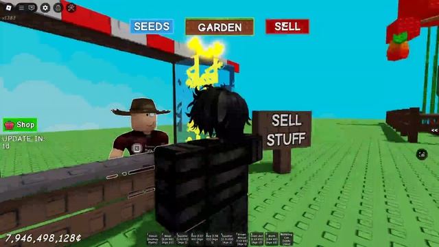Grow a garden обзор моего сада