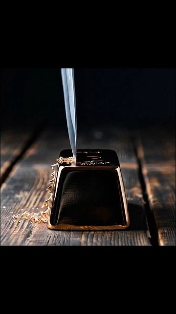 A kitchen knife cutting through solid platinum like it’s soft butter?