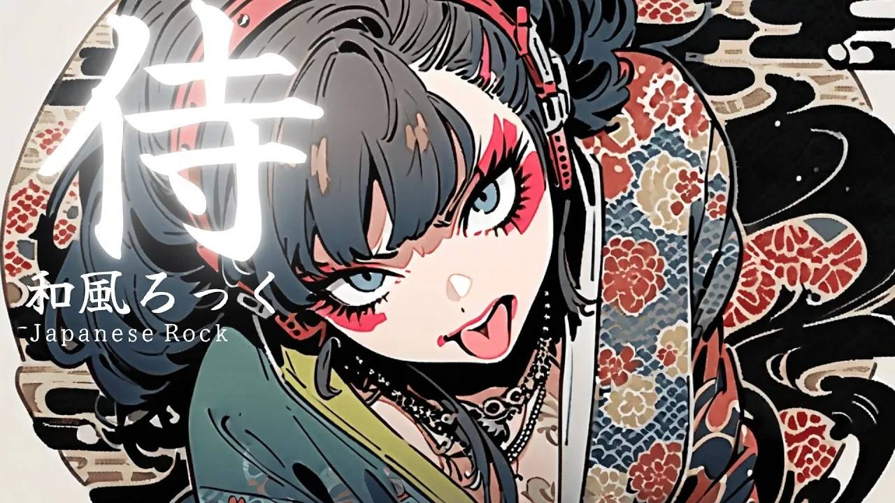 Shamisen × Rock🔥Perfect BGM for Study, Sleep, Work, and Gaming【和風ロック】