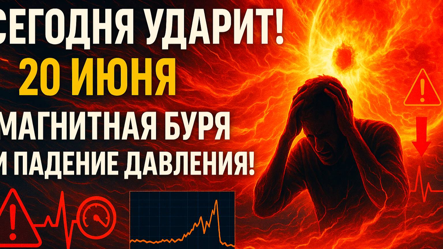 ПРОСНУЛИСЬ С ГОЛОВНОЙ БОЛЬЮ? ЭТО МАГНИТНАЯ БУРЯ 20 ИЮНЯ!