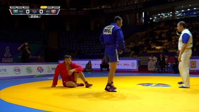 KUATAY (KAZ) vs ERDENETSOGT (MGL). Asia & Oceania SAMBO Championships 2025