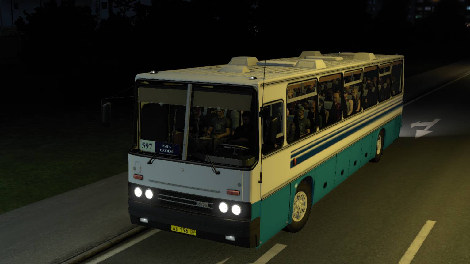 работаем в ЕТС на икарусах