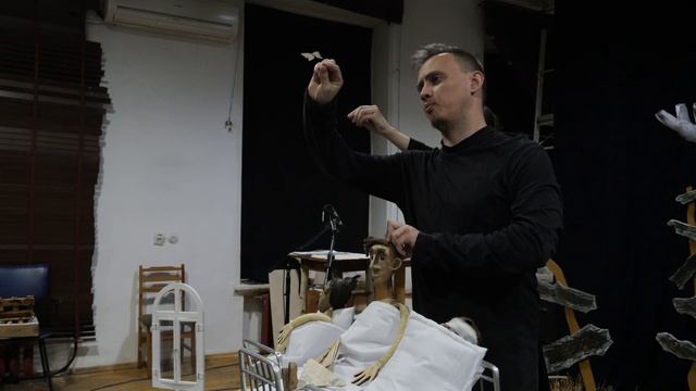 Репетиция спектакля "Повесть о настоящем человеке"