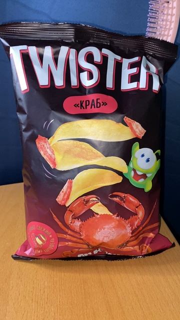 АМ НЯМАНИЯ В НОВОМ ДИЗАЙНЕ ЧИПСОВ TWISTER / ТВИСТЕР МОСКОВСКИЙ КАРТОФЕЛЬ СНЕКИ СО ВКУСОМ КРАБА