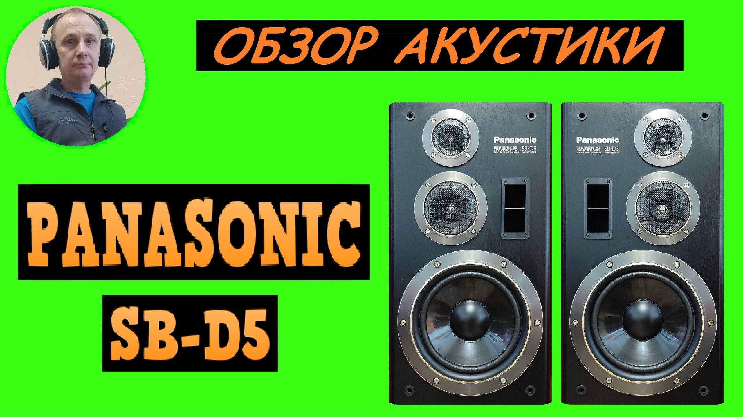 Обзор акустики PANASONIC SB-D5