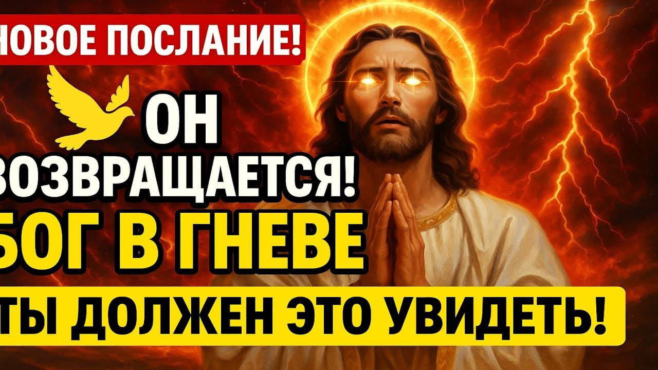 БОЖИЙ ГНЕВ НАДВИГАЕТСЯ! ⚠️ Новое ПОСЛАНИЕ от ИИСУСА, которое ВСЕ ИГНОРИРУЮТ!