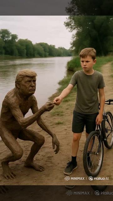 Песочный ТРАМП ))))))