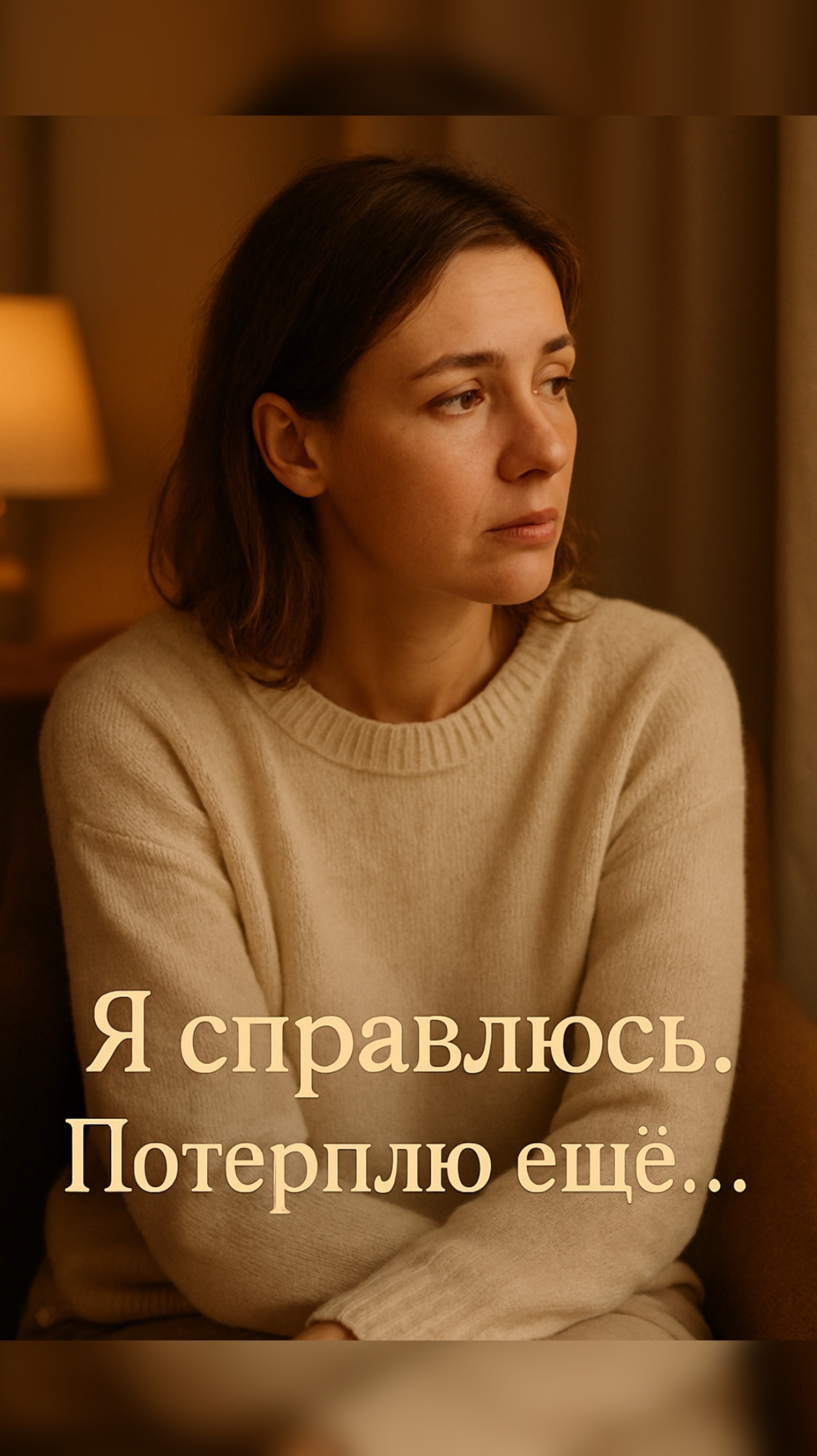 Я справлюсь. Потреплю еще…