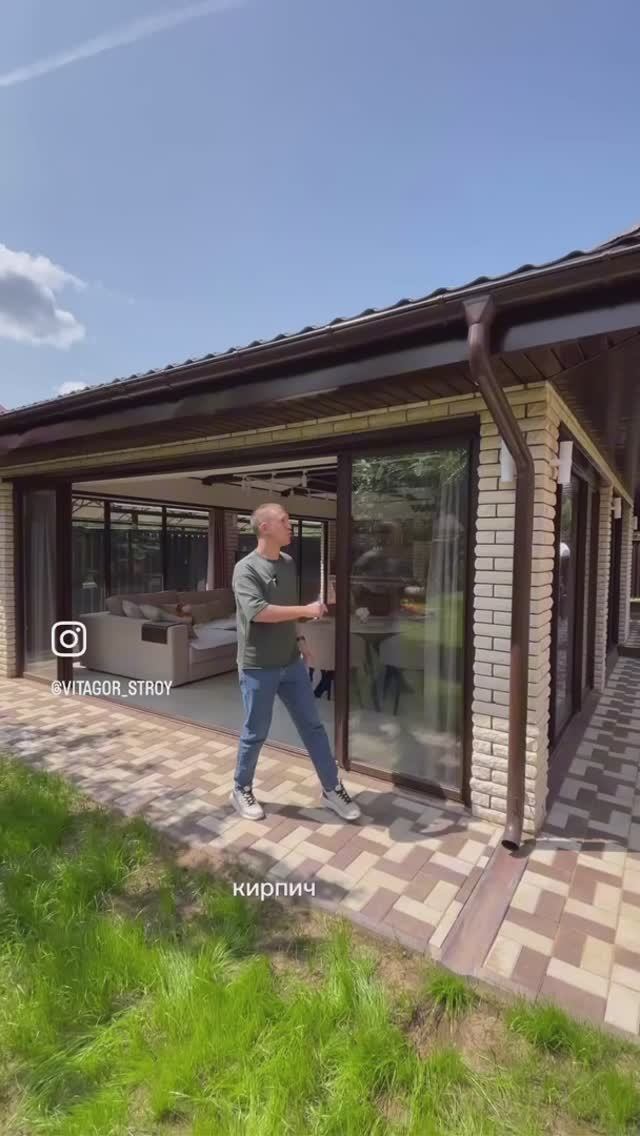 Экспресс обзор кирпичной беседки с барбекю комплексом!