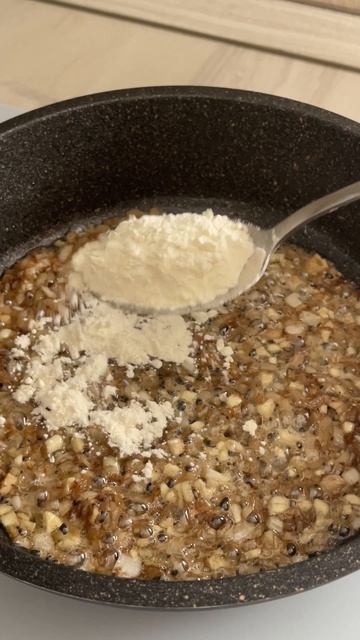 Паста с сыром и грибами