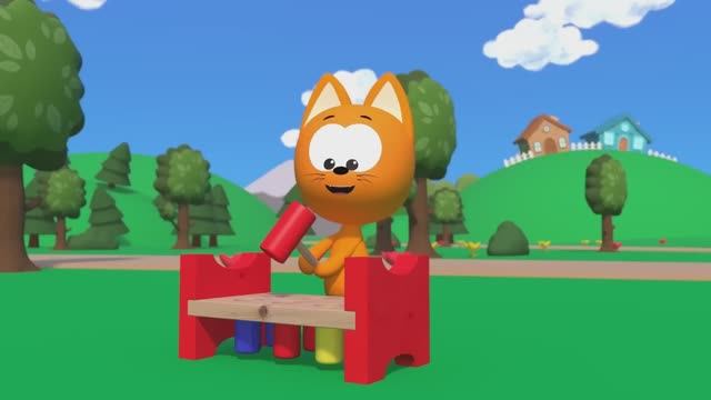 Веселые приключения котенка Тома | Игра стучалка