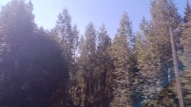 ПОСЁЛОК НАГОРСК ИЗ ОКНА АВТО