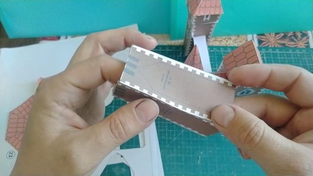 Замок 🏰 волшебника из бумаги своими руками.