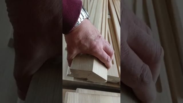 Накладки из дубового мебельного щита для барной стойки
