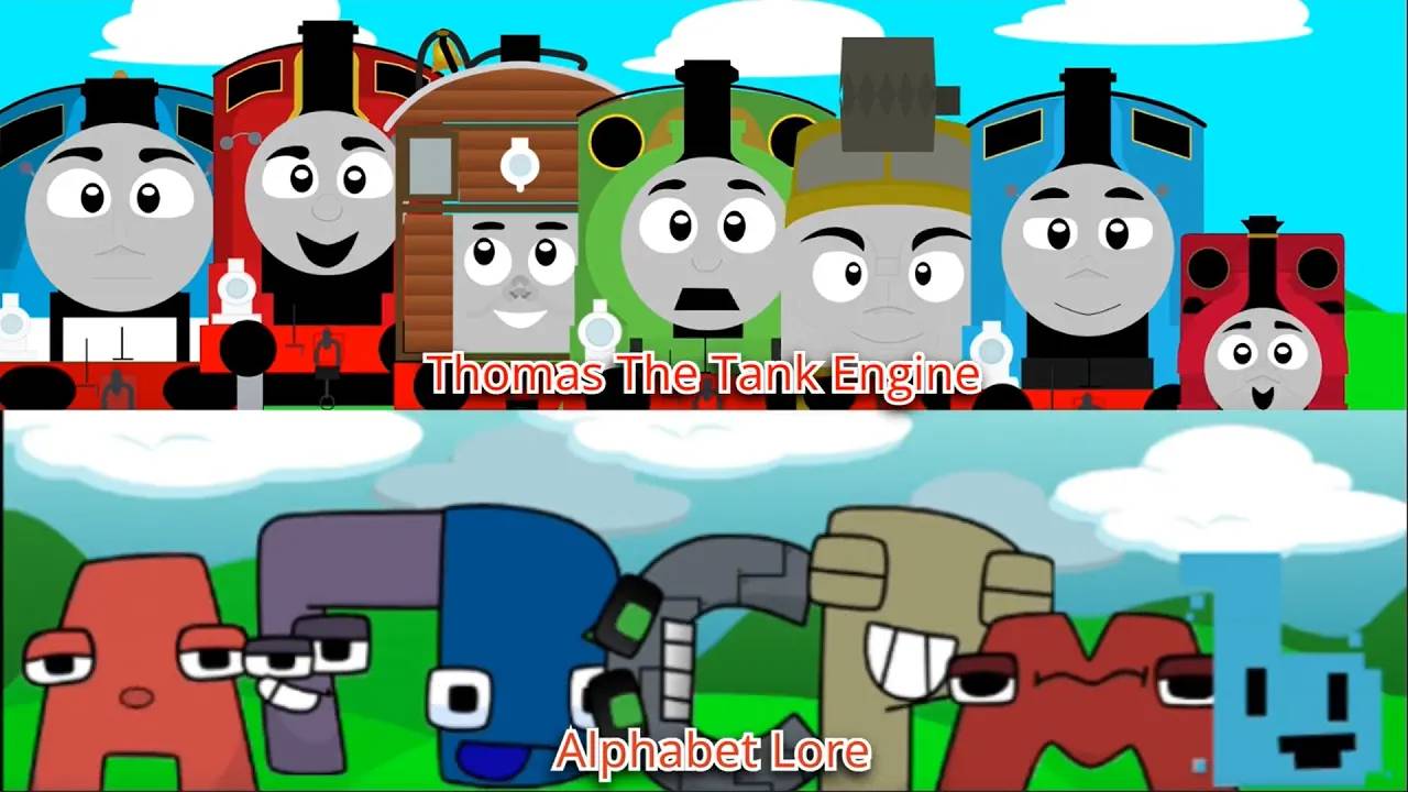 Sprunki ALPHABET LORE vs  Srunki THOMAS THE TANK ENGINE