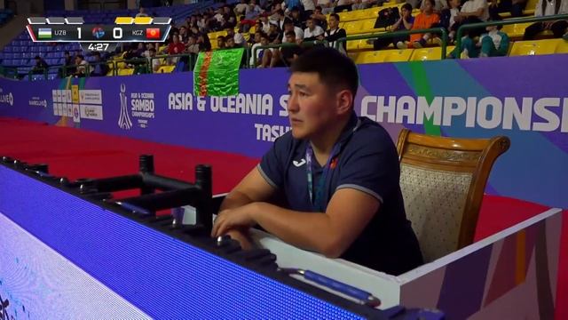 ISMOILOV (UZB) vs NURALIEV (KGZ). Asia & Oceania SAMBO Championships 2025