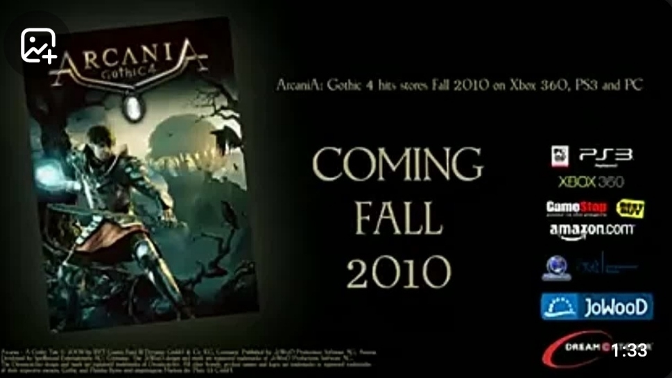 Gothic 4 Arcania Trailer