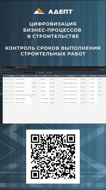 Как «Адепт» контролирует задачи и сроки в строительстве автоматически