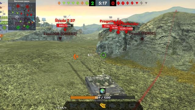 Tanks Blitz. T-54 light (8) с подписчиком hrhuridh