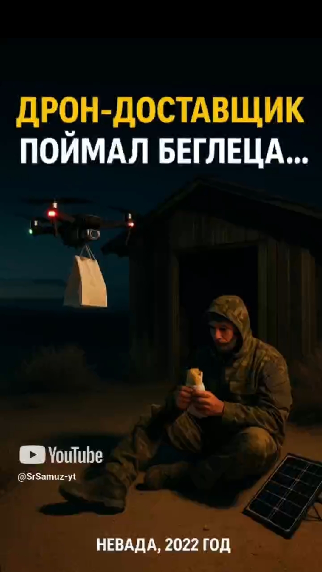 Дрон поймал беглица