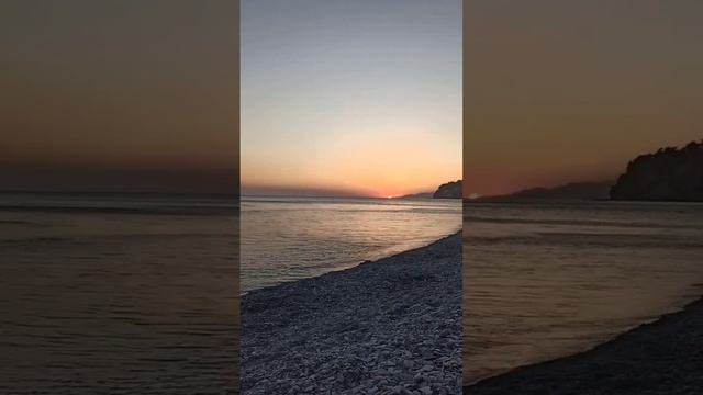 Заход солнца на море #заходсолнца #инал
