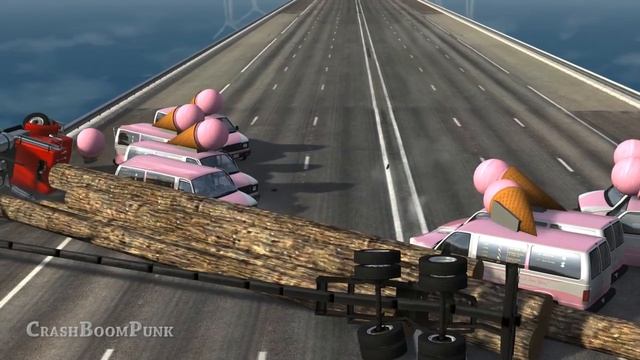 Краш тест: BeamNG Drive Insane Crashes #8