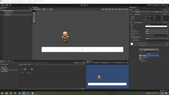 07. Basic Physics Rigidbody2D and Collider2D
