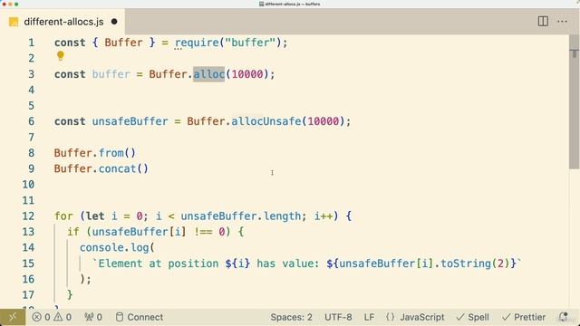 3 Understanding Buffers. 17 Fastest Way of Allocating Buffers