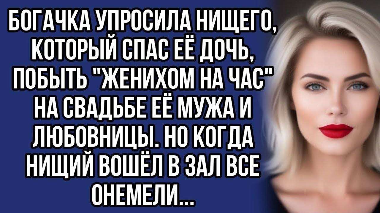 Истории из жизни: 📌Богачка попросила нищего побыть женихом на час....Аудио рассказы