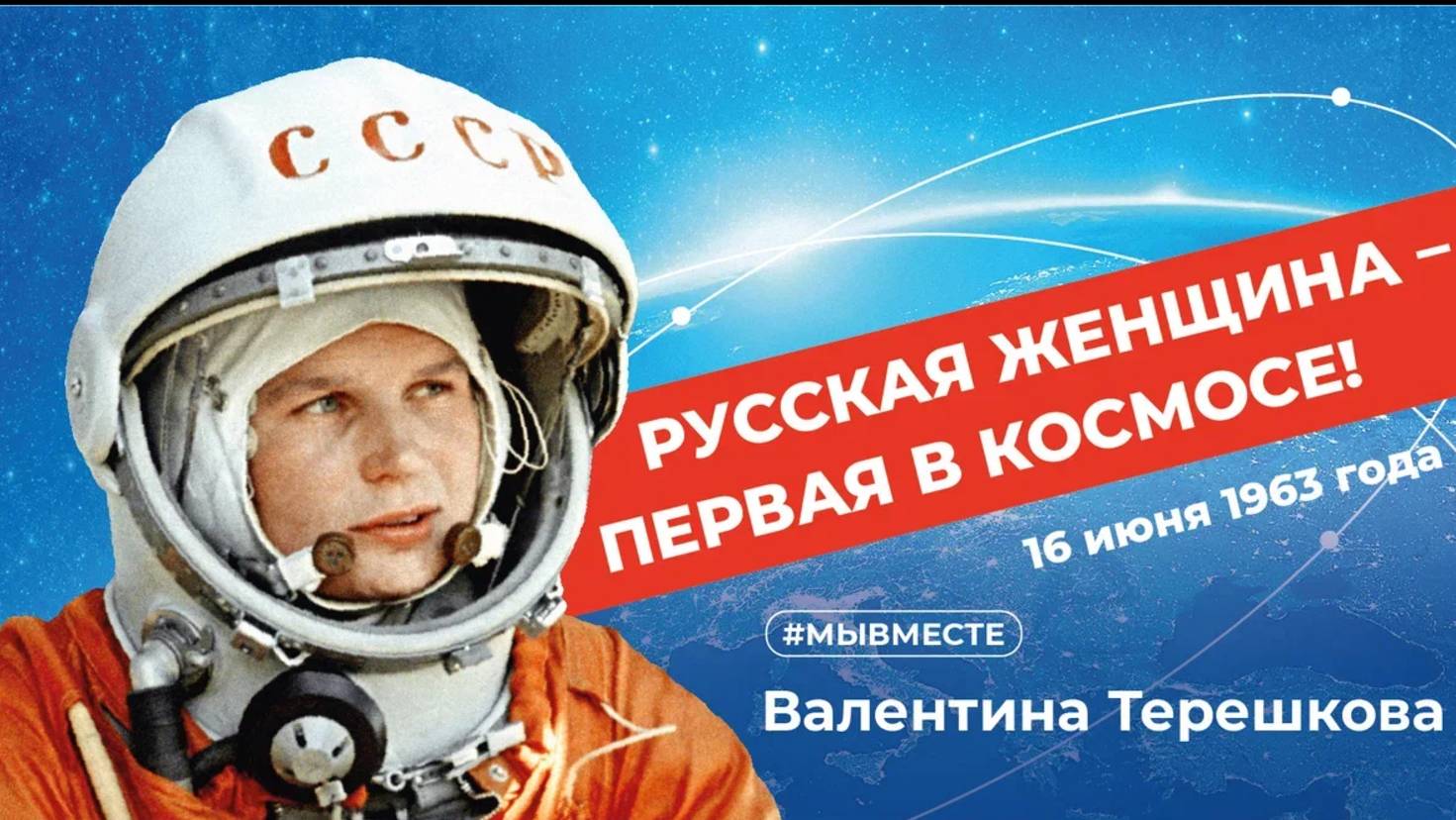 Космический полет первой в мире женщины-космонавта Валентины Терешковой