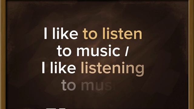 I like ...