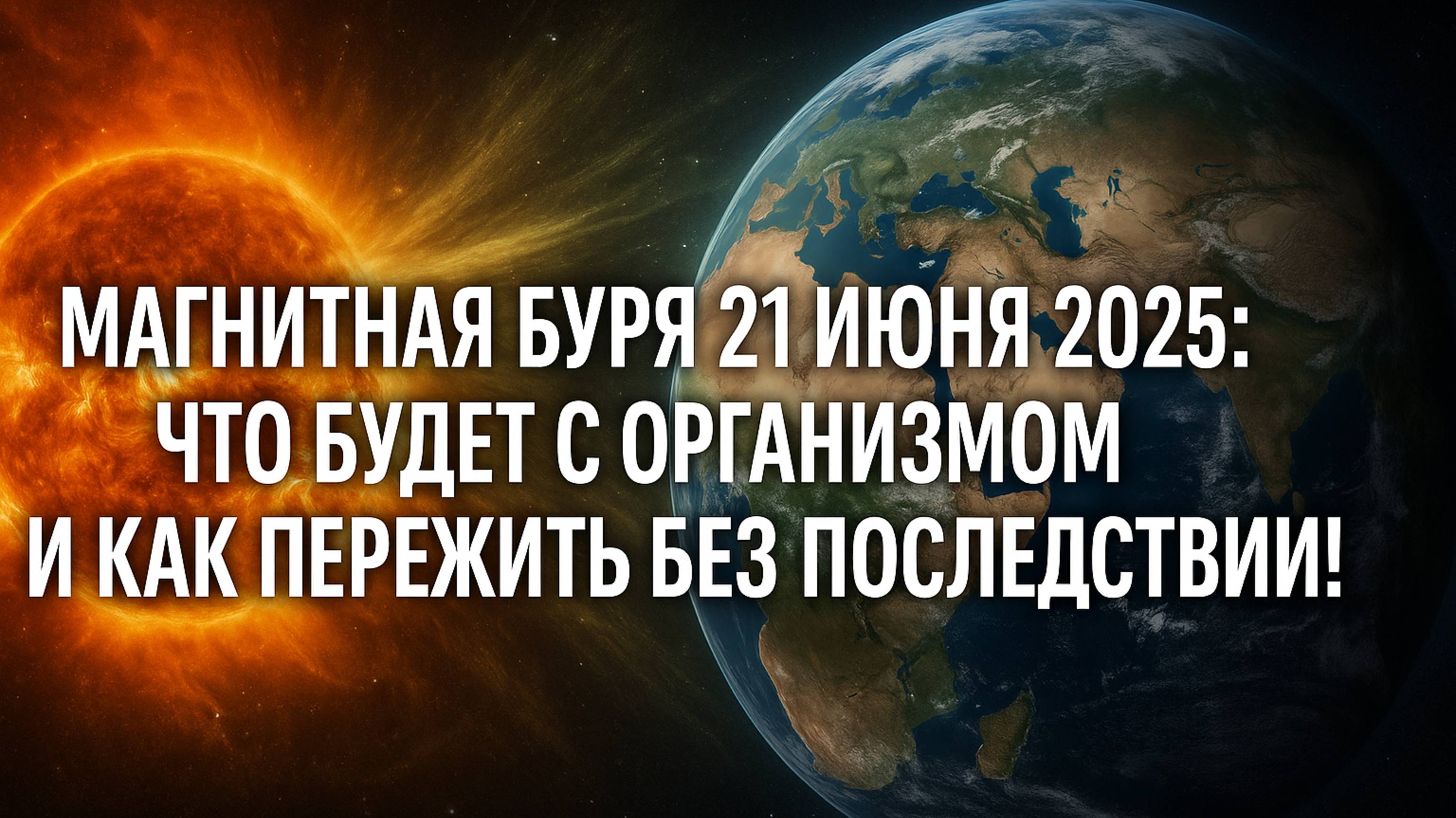 Магнитная буря 21 июня 2025- что будет с организмом и как пережить без последствий!