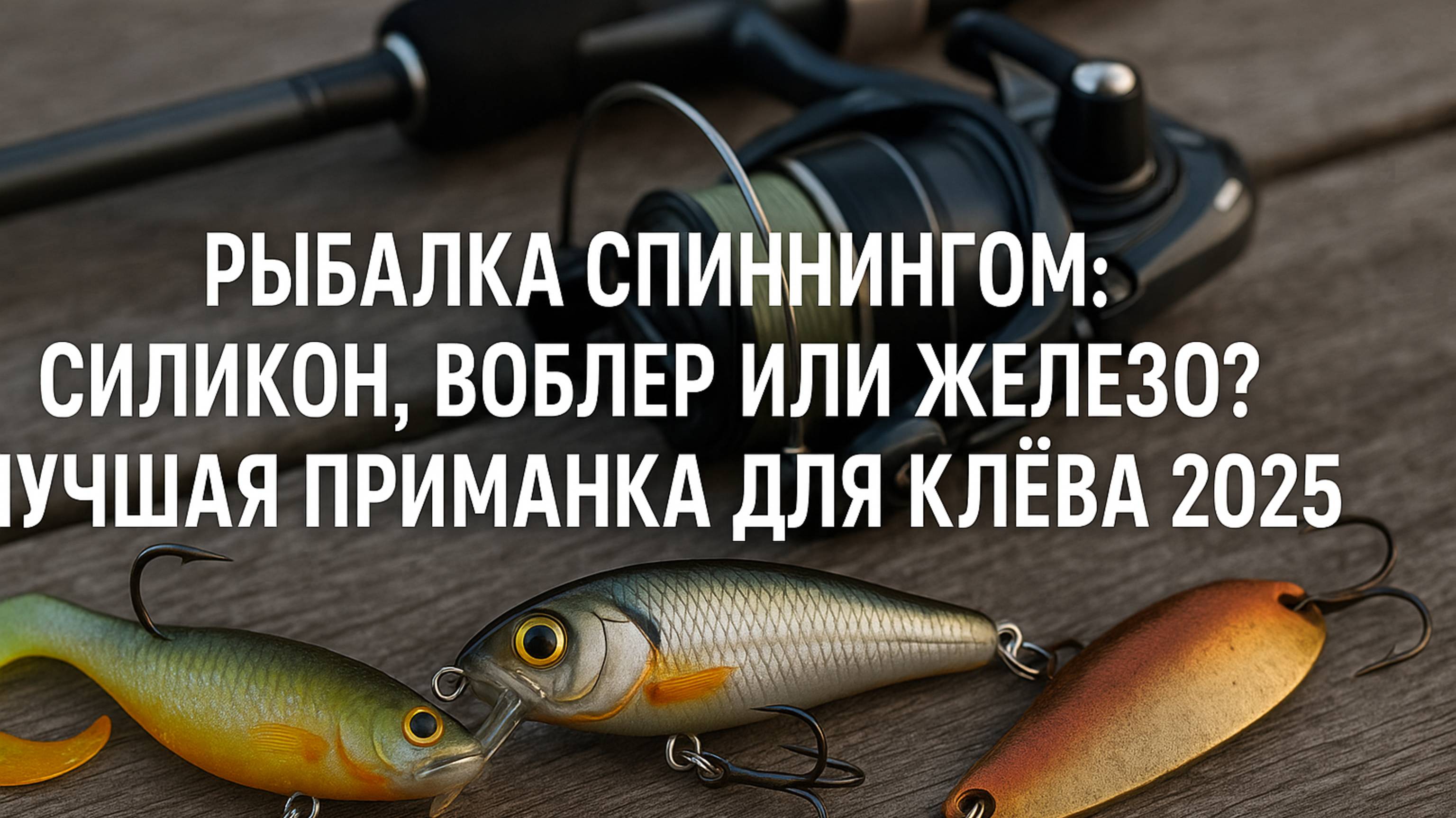 Рыбалка спиннингом- силикон, воблер или железо? Лучшая приманка для клёва 2025