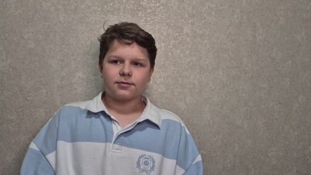 Mikhail Kiriushin 13 years old